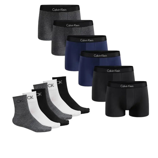 KIT 6 luxury underwear + 6 pairs of socks on sale